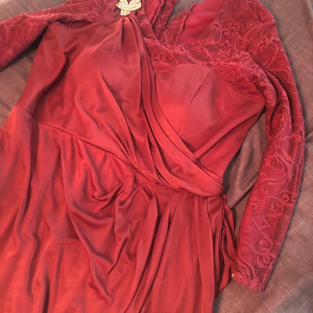 Beautiful dress color red